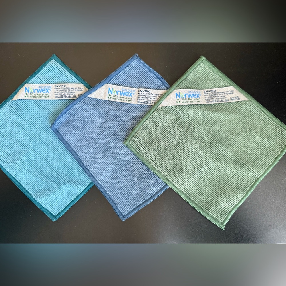3 Norwex enviro cloths
